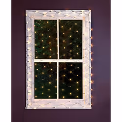 Home 160 LED Net Christmas Lights - Warm White