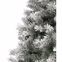 Home 6ft Snow Covered Christmas Tree - Green