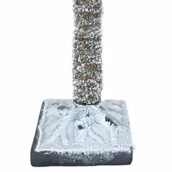 Home 6ft Snowy Half Christmas Tree - Green