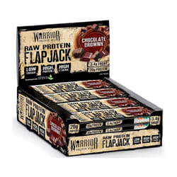 Warrior  Raw Protein Flapjack, Chocolate Brownie, 12 bars