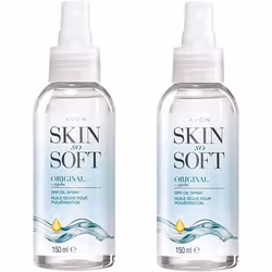 Avon Skin so Soft Original Dry Oil Spray, 300 millilitre, (Pack of 2)