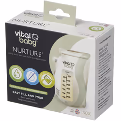 30 x Vital Baby Nurture Easy Pour Breast Milk Storage Bags Simple To Fill, 250ml - Additional view 5