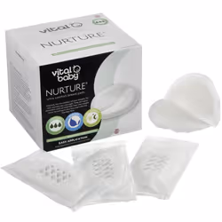 56 x Vital Baby Nurture Ultra Comfort Breast Pad Dry, Comfortable and Absorbent