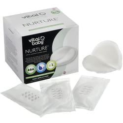 56 x Vital Baby Nurture Ultra Comfort Breast Pad Dry, Comfortable and Absorbent