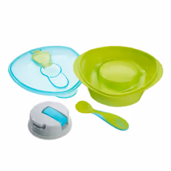 Nourish Power Suction Bowl â Weaning and Feeding Bowl â Strongest Suction â Non-Slip - Deep Sides - Chunky Feeding Spoon - BPA, Phthalates &