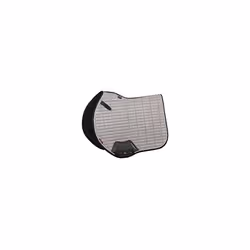 Show Jumping Suede EuroJump Square Saddle Pad - Saddle Pads for Horses - Equestrian Riding Equipment and Accessories - (Grey  ...