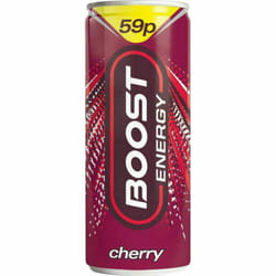 Boost Energy Drink 250ml Sugar Free Exotic Citrus - 3x250ml, Cherry