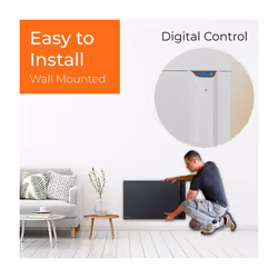 Radialight Klima Designer Electric Panel Heater / Infrared Convector Radiator + Timer - 1000w
