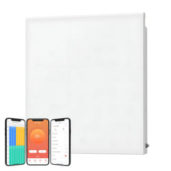 SolAire Lyndo Wifi Electric Panel Heater, Wall Mounted - 500W, White