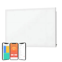 SolAire Lyndo Wifi Electric Panel Heater, Wall Mounted - 1500W, White