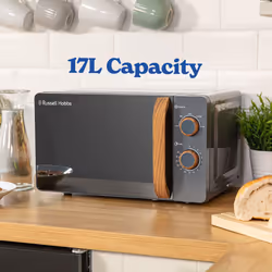 Russell Hobbs Scandi Microwave 17L Grey 700W Manual RHMM713G
