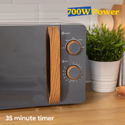 Russell Hobbs Scandi Microwave 17L Grey 700W Manual RHMM713G