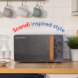 Russell Hobbs Scandi Microwave 17L Grey 700W Manual RHMM713G - Additional view 5