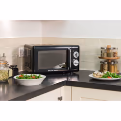 Russell Hobbs RHRETMM705B microwave Black Solo microwave Countertop 17 L 700 W