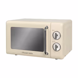 Russell Hobbs RHRETMM705C, Countertop, Solo microwave, 17 L, 700 W, Rotary, Cream