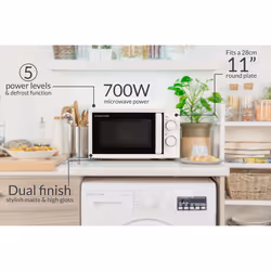 Russell Hobbs RHM1725 microwave White Solo microwave Countertop 17 L 700 W