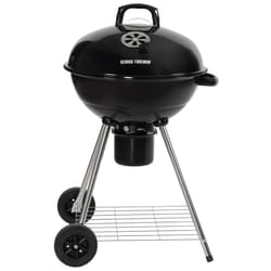 George Foreman GFKTBBQ Charcoal BBQ, Black