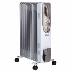 Russell Hobbs RHOFR5002, 2000 W, Black, White, Indoor, Floor, 20 m², 20 m³