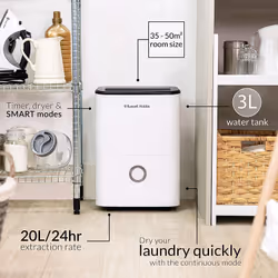 Russell Hobbs RHDH2002 dehumidifier 3 L 47.5 dB 440 W White - Additional view 4