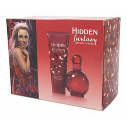 Hidden Fantasy by Britney Spears 50ml Eau de Parfum Spray & 100ml Body Souffle