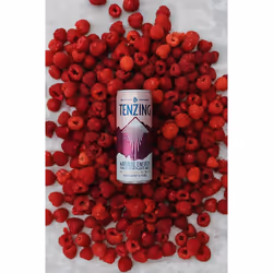 TENZING Natural Energy Drink, Plant Based, Vegan, & Gluten Free Drink, Raspberry & Yuzu, 250ml (Pack of 12)