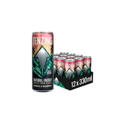 Drink, Plant Based, Vegan, & Gluten Free Drink, BCAA, Pineapple & Passionfruit, 330ml (Pack of 12)