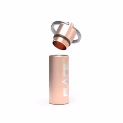 Capsule Rose Gold - Tough Lightweight Aluminium, Water-Proof, Keychain