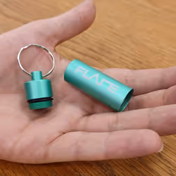 Capsule Mint - Tough Lightweight Aluminium, Water-proof, Keychain