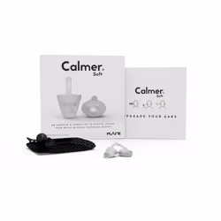 Flare Calmer Soft â Ear Plugs Alternative â Reduce Annoying Noises Without Blocking Sound â Soft Reusable Silicone - Translucent