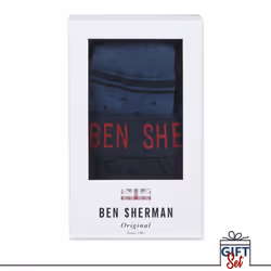 Mens Boxers & Socks Box Set Trunks Ben Sherman Underwear Size S-Xl - Navy, S