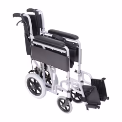 Angel Mobility Lightweight Aluminum Folding Transit Travel Wheelchair