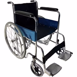 Folding Steel Self Propelled Wheelchair