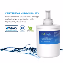 EcoAqua EFF-6011A Ice & Water Refrigerator Filter to fit Samsung DA29-00003G, HAFCU1/XAA, HAFCU1-2P/XAA, HAFIN2/EXP, DA97-06317A, DA29-00003A,...
