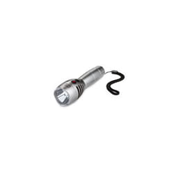 Impact Personal Alarm Torch - USB Rechargeable LED Torch 130db Siren - Dual Function Tactical Torch - High Powered White LED CREE Torch (Regular)