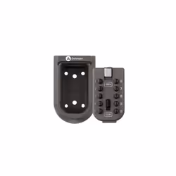 Mini Combination Outdoor Key Safe - Waterproof Wall Mounted Push Button KeySafe Outdoor Key Box - Free Fixing Kit - Wall Moun ...