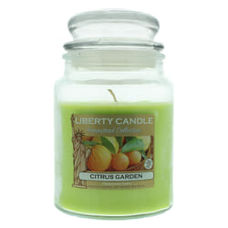 Liberty Candle Citrus Garden 510G Glass Jar With Lid For Unisex