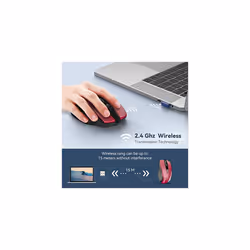 Pro Wireless Mouse, 4000 DPI, 2.4G Ergonomic Optical Mouse, Computer Mouse for Laptop, Windows, Chromebook, 6 Button Mouse, 24-Month Battery Life, 6