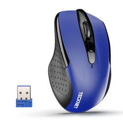 Pro Wireless Mouse, 4000 DPI, 2.4G Ergonomic Optical Mouse, Computer Mouse for Laptop, Windows, Chromebook, 6 Button Mouse, 24-Month Battery Life, 6