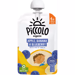 Piccolo Organic Apple, Banana & Blueberry 100G