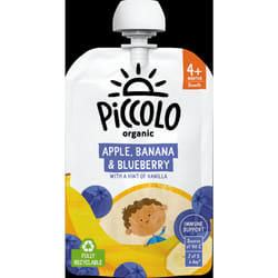 Piccolo Organic Apple, Banana & Blueberry 100G