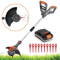Terratek 20V Cordless Strimmer Li-ion Electric Grass Trimmer & Cutter