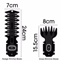 Terratek 2-in-1 Cordless Hedge Trimmer & Grass Strimmer