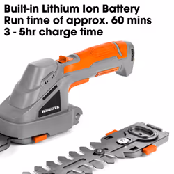 Terratek 2-in-1 Cordless Hedge Trimmer & Grass Strimmer