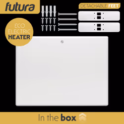 Futura Electric Panel Heater 2000W Wall Mounted or Freestanding
