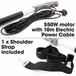 Terratek 550W Telescopic Hedge Cutter | Long-Reach Corded Hedge Trimmer