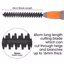 Terratek 550W Telescopic Hedge Cutter | Long-Reach Corded Hedge Trimmer