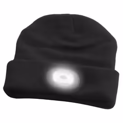 Easylife Beanie Headlight, LED Light Up Hat, Rechargeable LED Beanie Hat for Joggers, Walkers and Campers, LED Clothing Campi ...