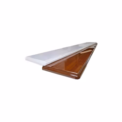 Radiator Shelf | 1.5cm thick 13cm deep | 45" | MDF with a White Wood Finish