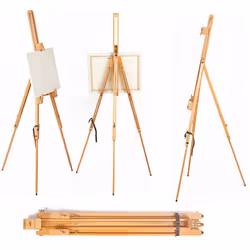 6ft Wooden Adjustable Artist Tripod Painting Studio Display Field Easel B84