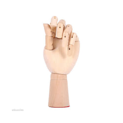 Left Hand 30cm Wooden Mannequin Artist Sketching Manikin Aid